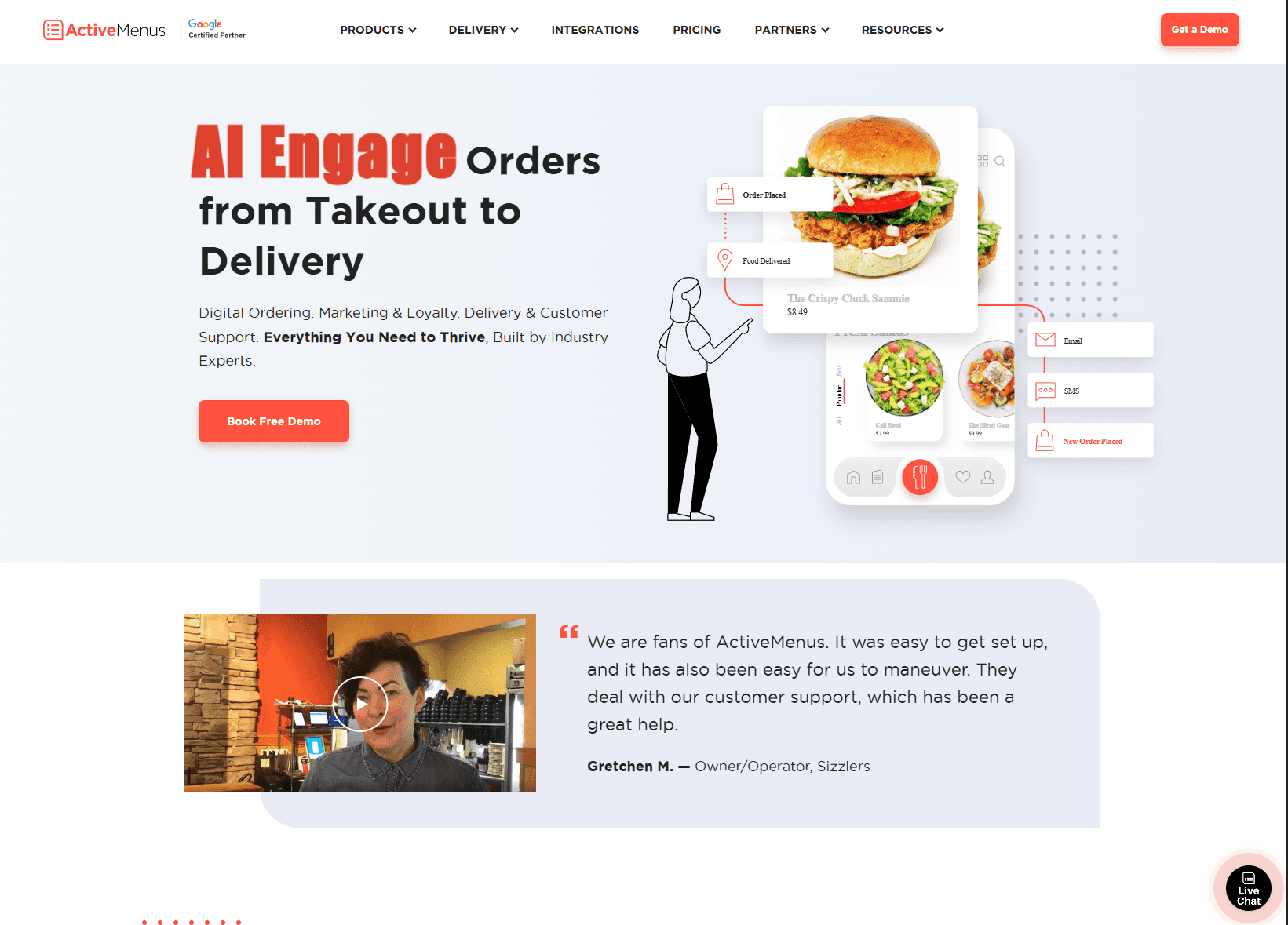 An image of the ActiveMenus project.